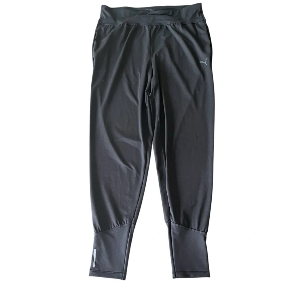 PUMA Black Studio Yogini Slim Joggers (L) - Picture 3 of 12
